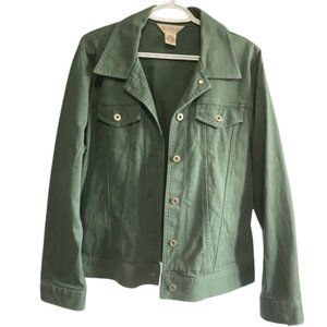 Northern Reflections Green Denim jacket Size XL